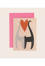 Cats Love Greeting Card Cats Love Greeting Card