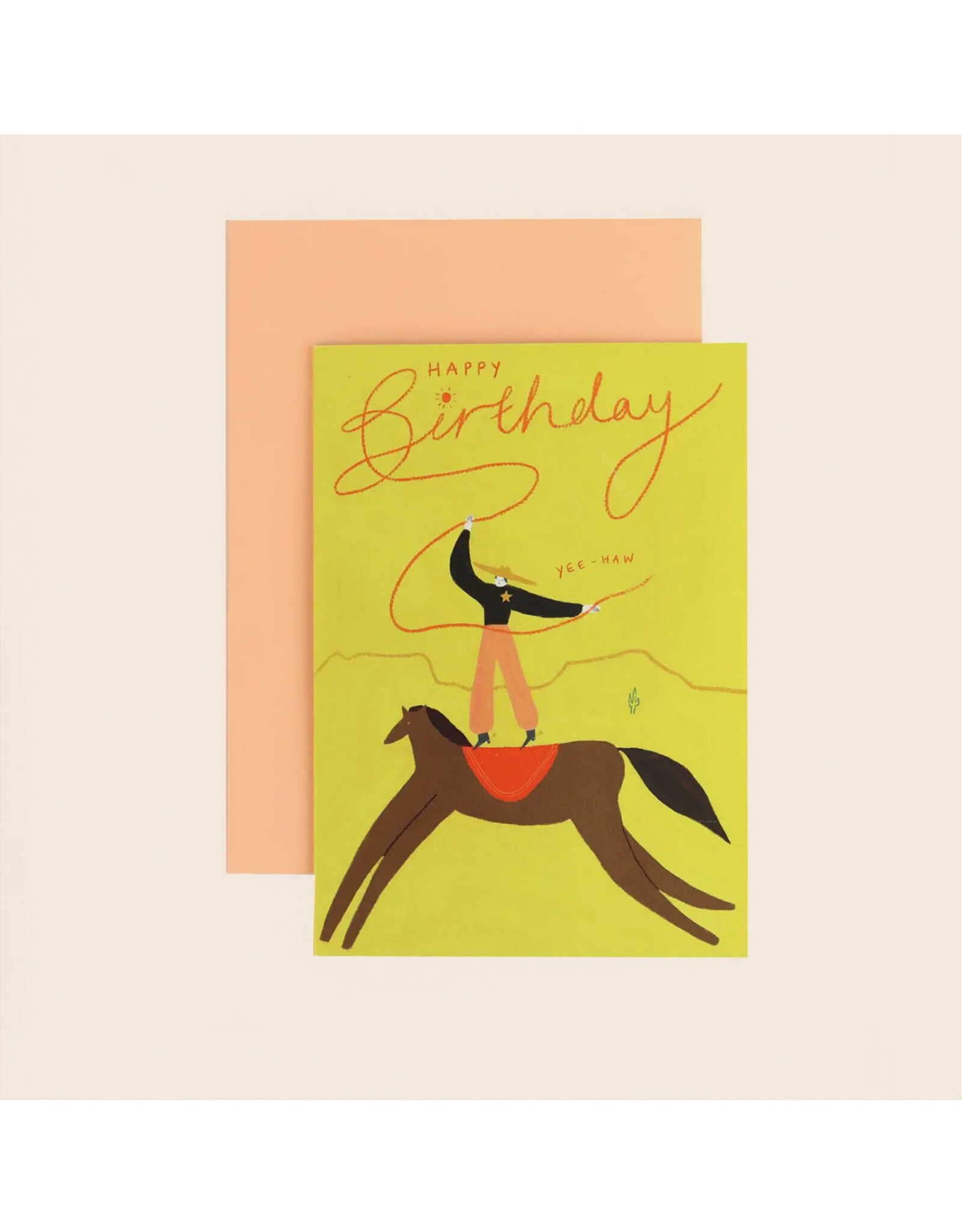Yee-Haw Cowboy Birthday Card