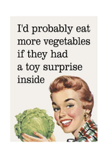 I'd Eat More Vegetables Magnet