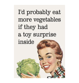 I'd Eat More Vegetables Magnet