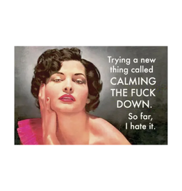 Calming the Fuck Down, I Hate It Magnet *