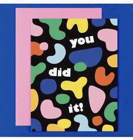 You Did It Shapes Greeting Card