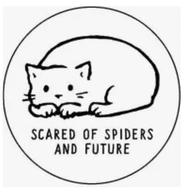 Scared of Spiders and Future Cat Button