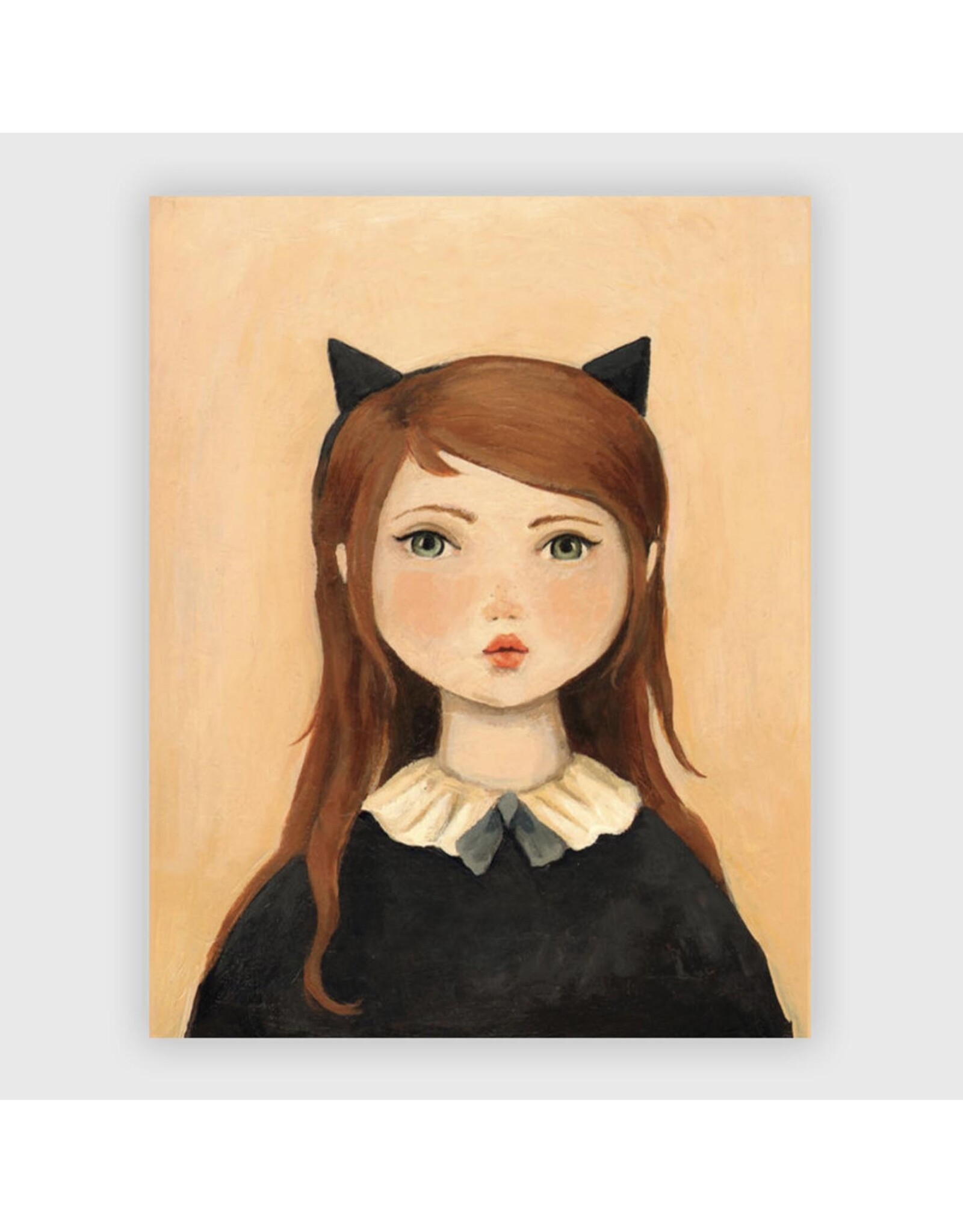 Cat Eared Girl Print