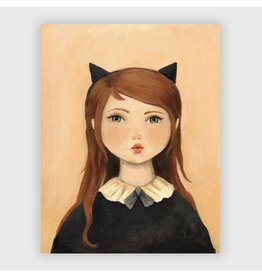 Cat Eared Girl Print