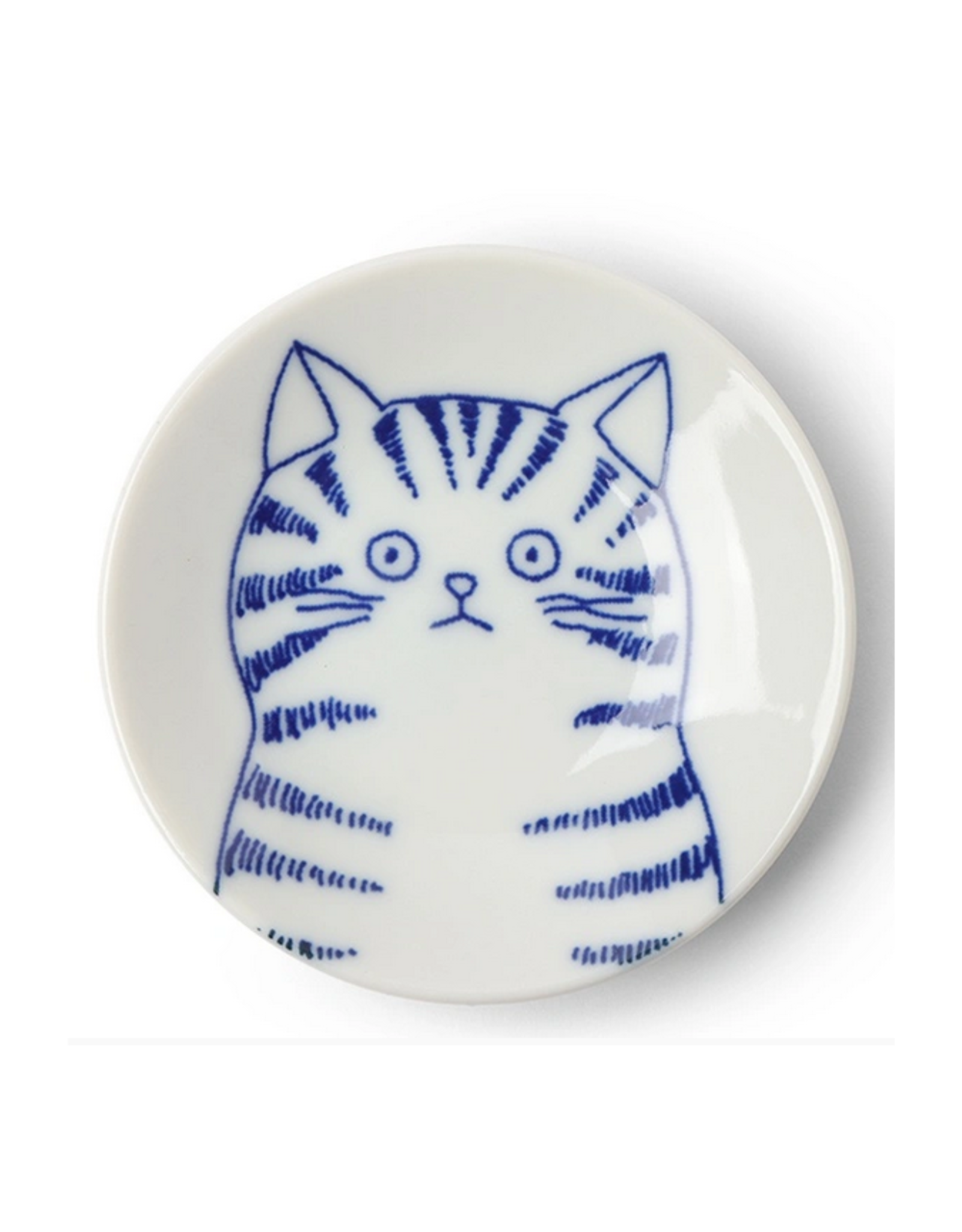 Cat Face Sauce Dish Set of 4 - 3"