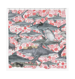 Hunters (Sharks & Cats) Shower Curtain