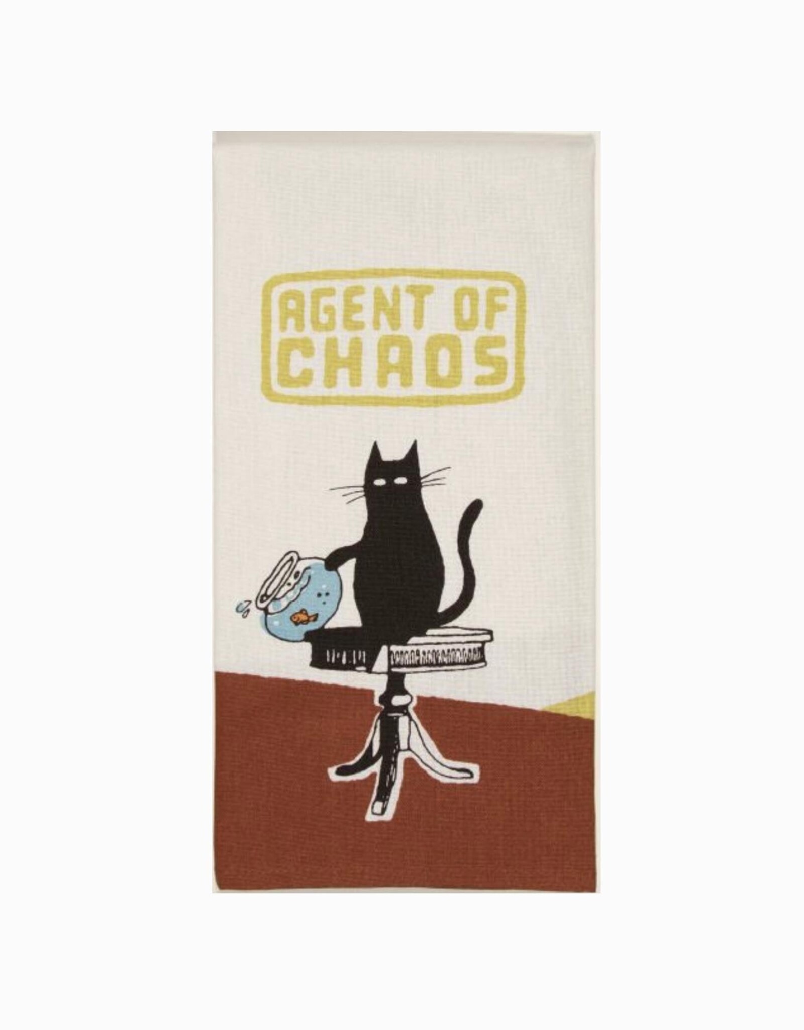 Agent of Chaos Cat Dish Towel