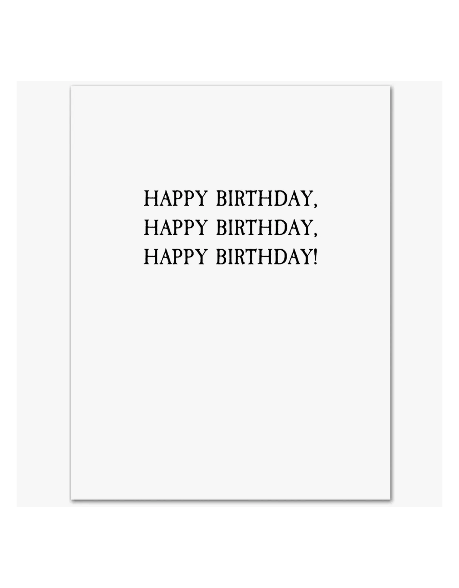 It's Showtime Beetlejuice Birthday Greeting Card