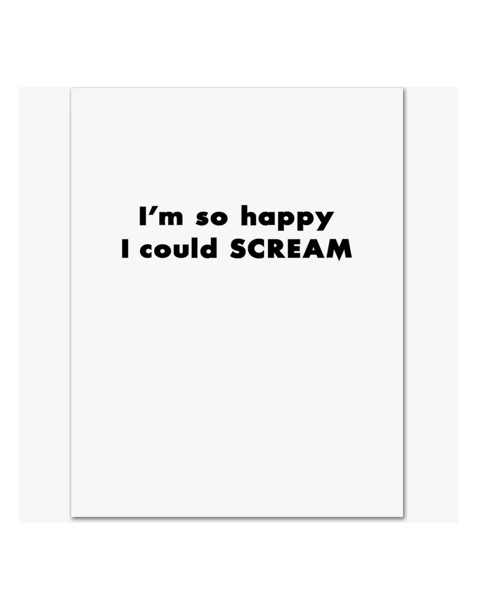 Scream Birthday Greeting Card