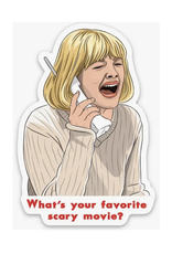 What's Your Favorite Scary Movie (Scream) Sticker