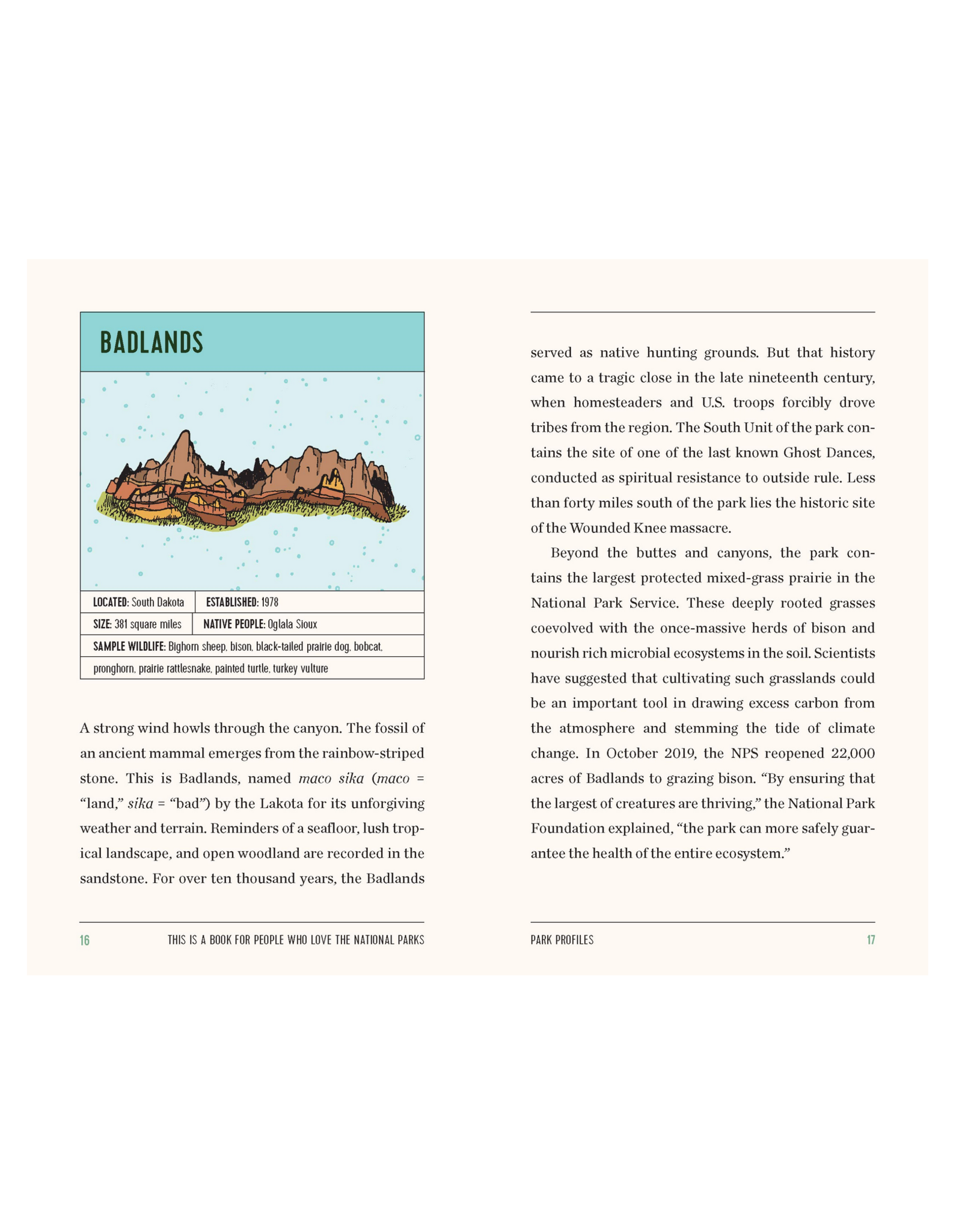 This Is a Book For People Who Love The National Parks