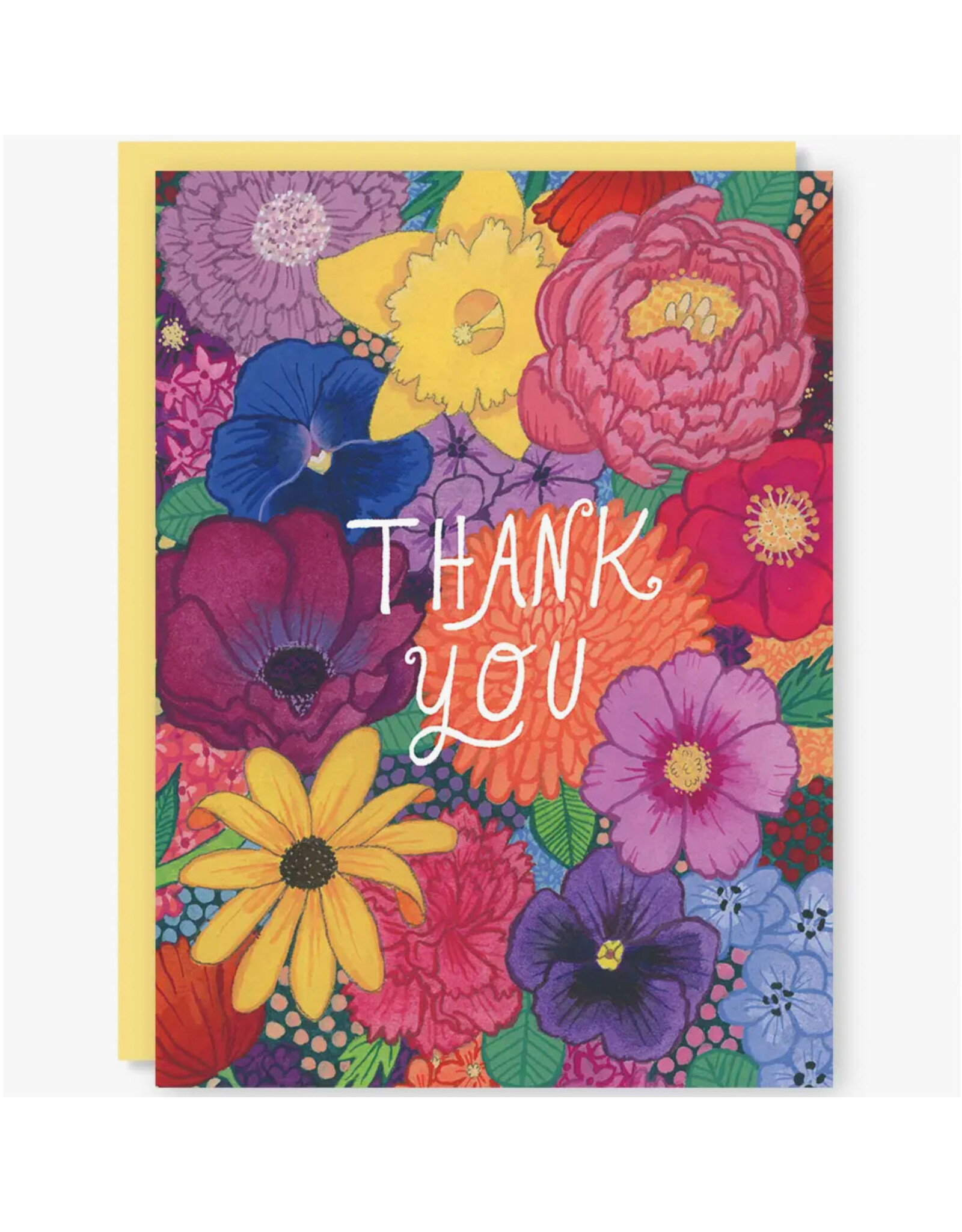 Thank You Flowers Greeting Card