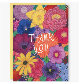 Thank You Flowers Greeting Card