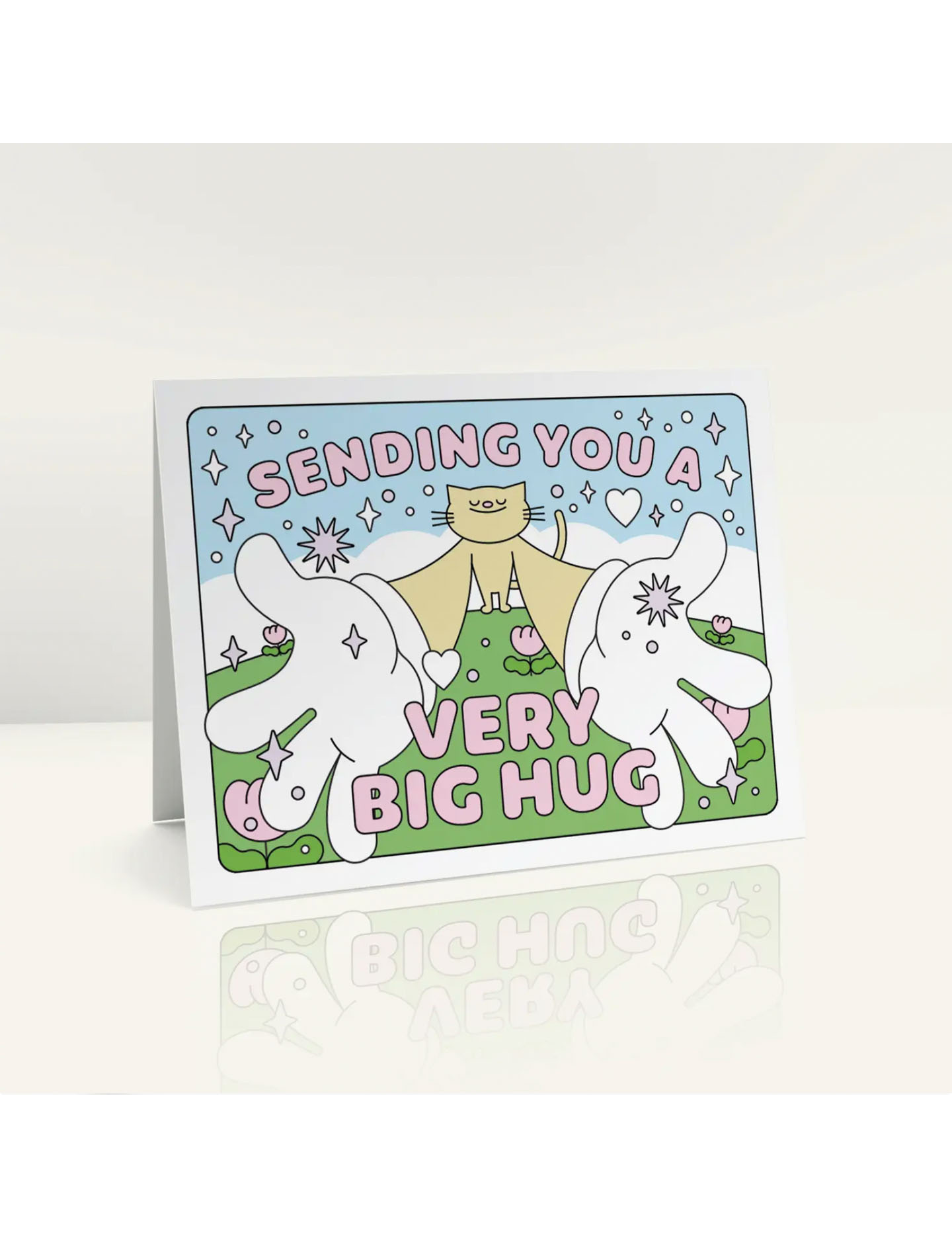 Sending You A Very Big Hug Greeting Card Home