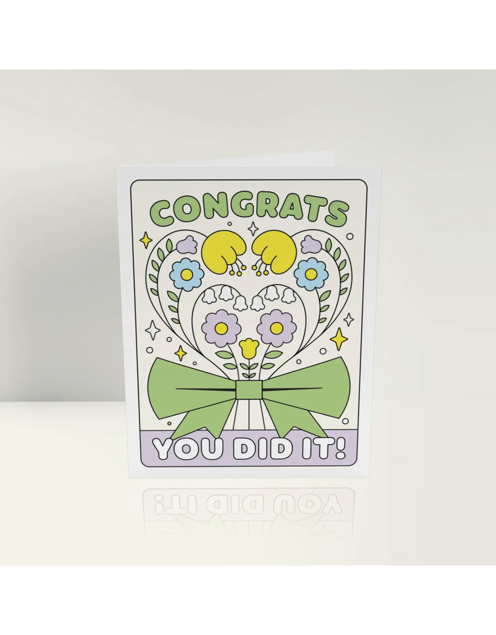 Congrats! You Did It Bouquet Greeting Card