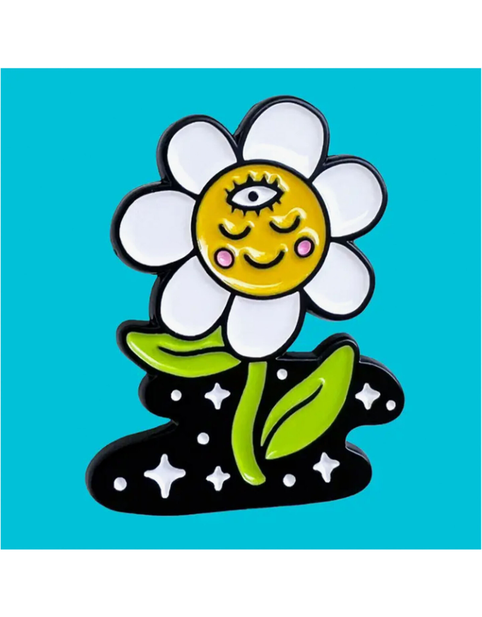 Cosmic Daisy Enamel Pin