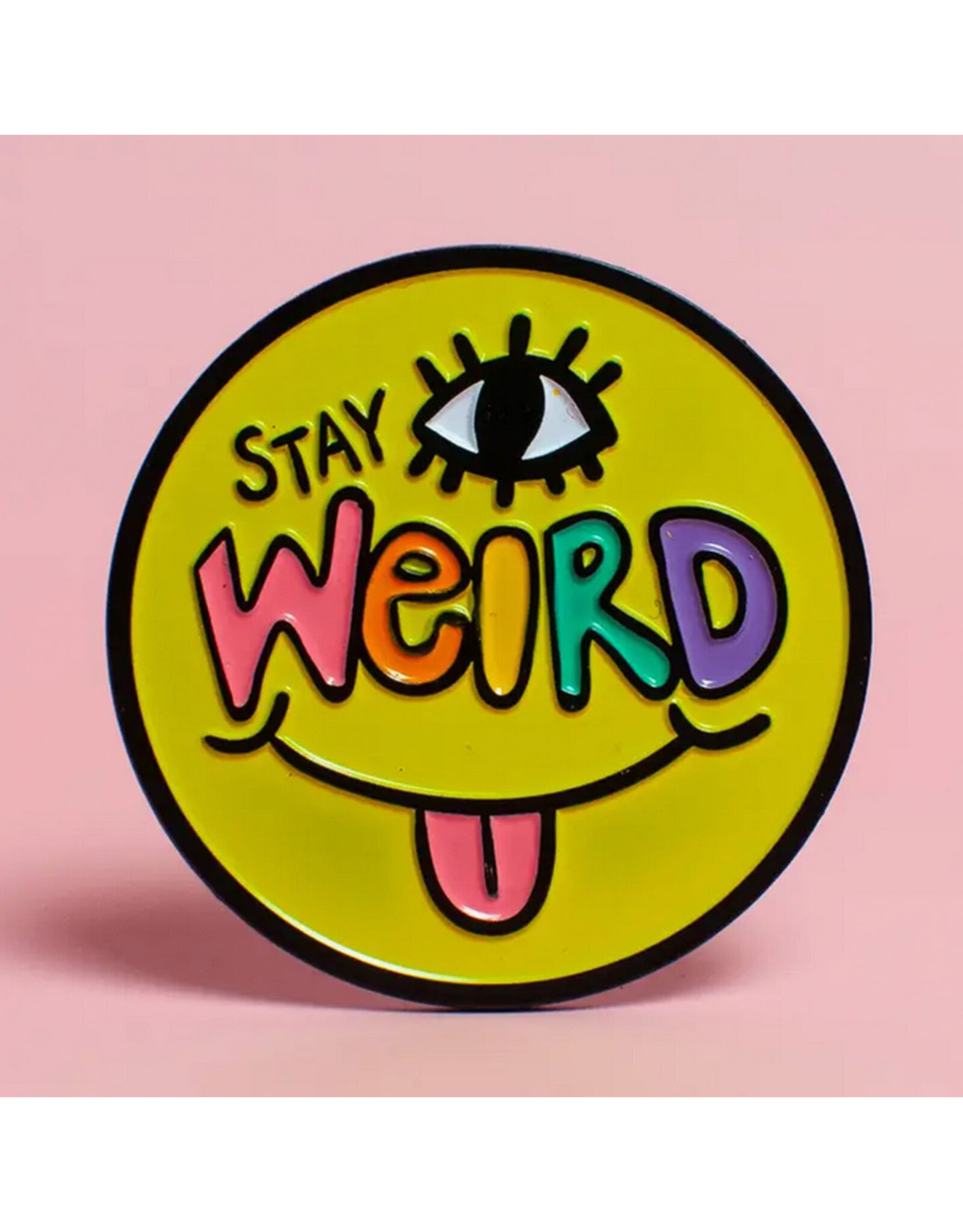 Stay Weird Cyclops Enamel Pin