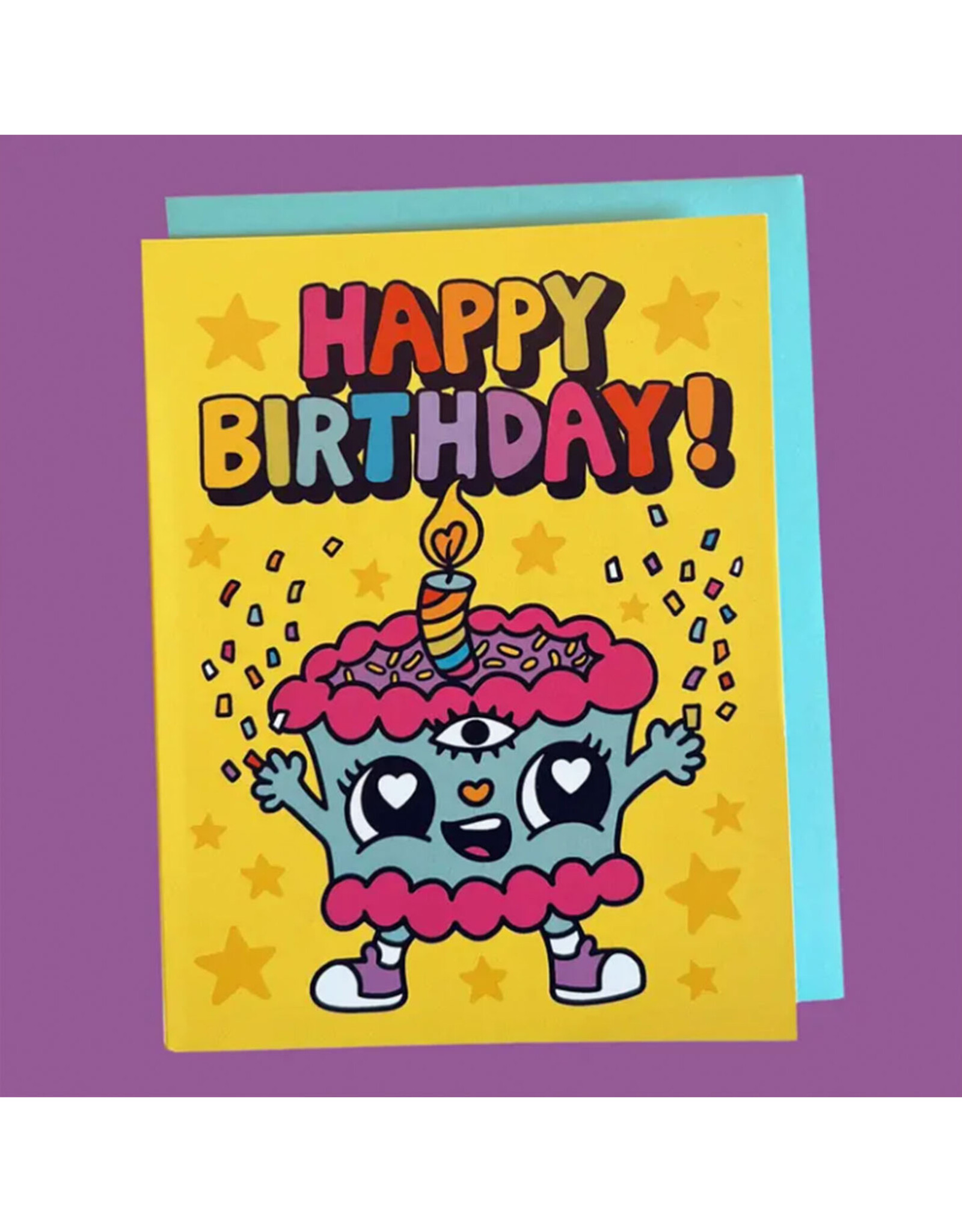 Happy Birthday Cake Third Eye Card