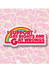 I Support Gay Rights Sticker