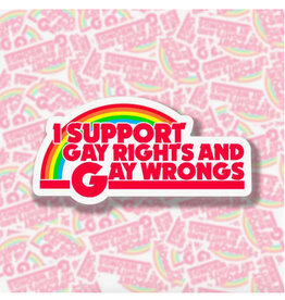 I Support Gay Rights Sticker