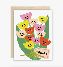 Thanks Tulips Greeting Card
