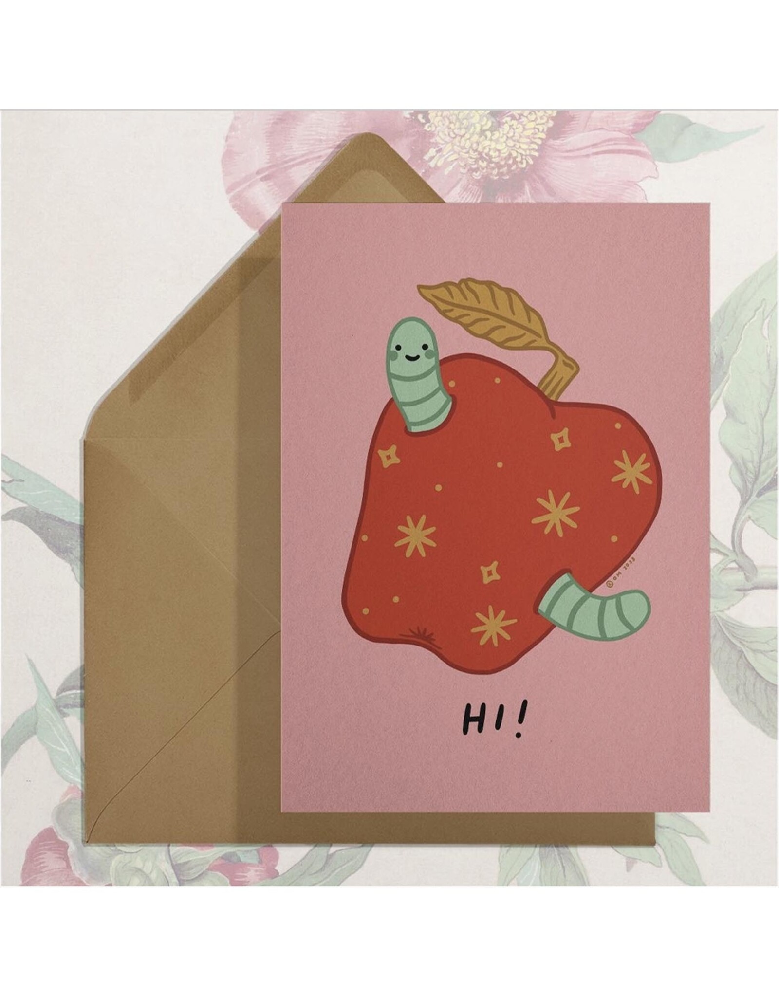 Hi (Worm) Card