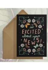 Excited About Your News Greeting Card