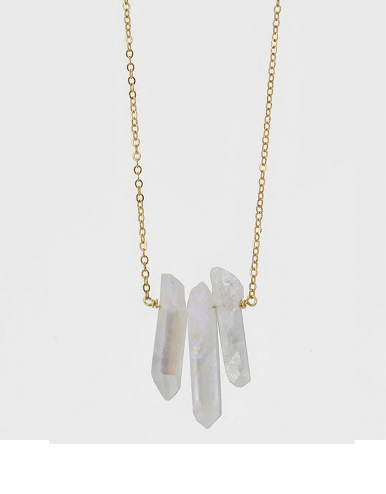 Quartz Triplets Necklace