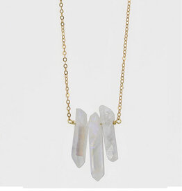 Quartz Triplets Necklace