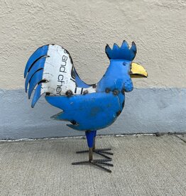 Large Fat Rooster - Blue - Curbside pickup only!