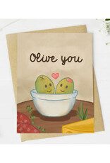 Olive You Greeting Card