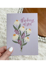 Thinking Of You Droopy Bouquet Greeting Card
