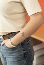 Viper Snake Cuff Bracelet - Silver