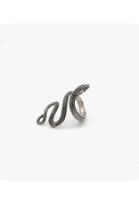 Viper Snake Ring - Silver