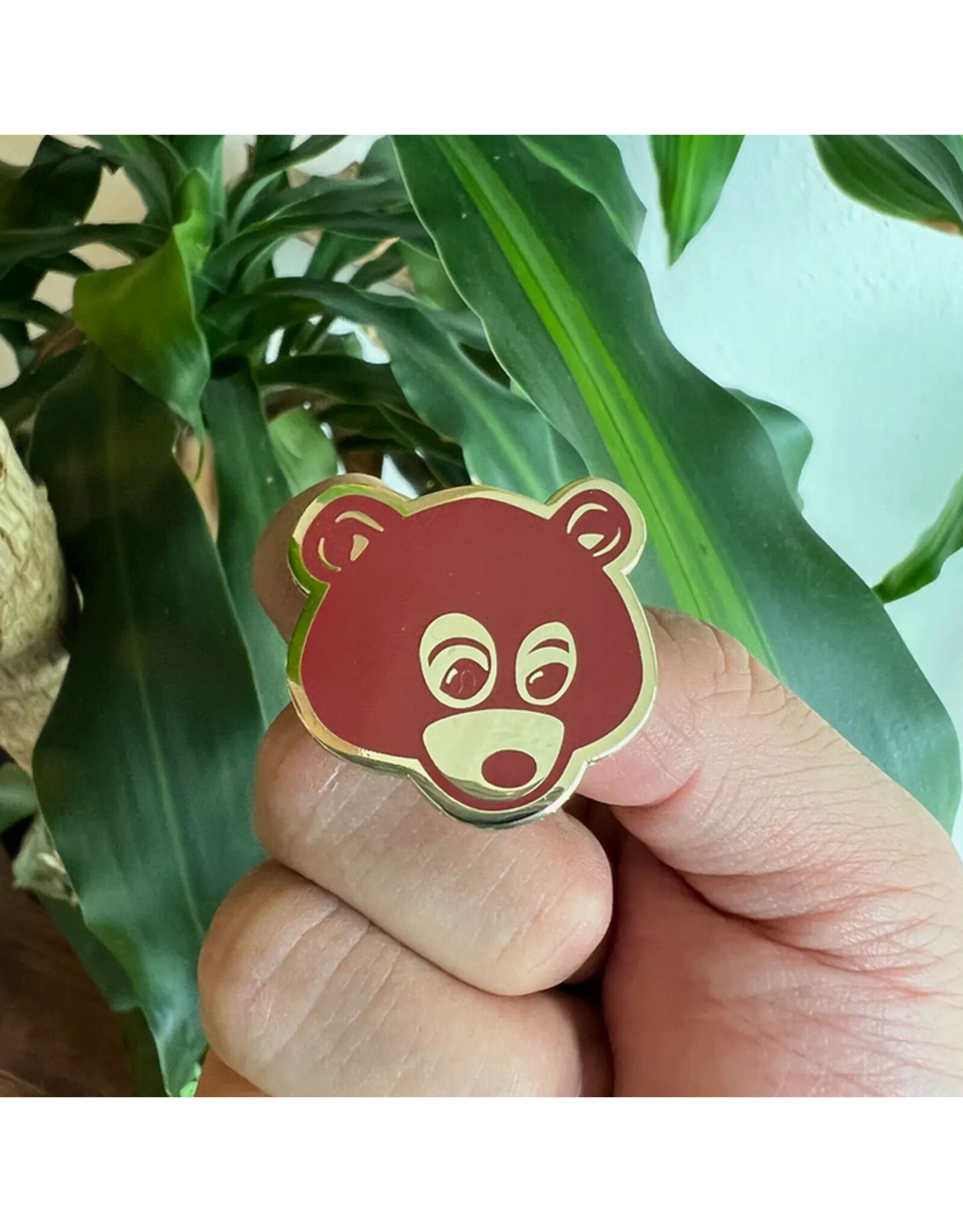 College Dropout Bear Enamel Pin