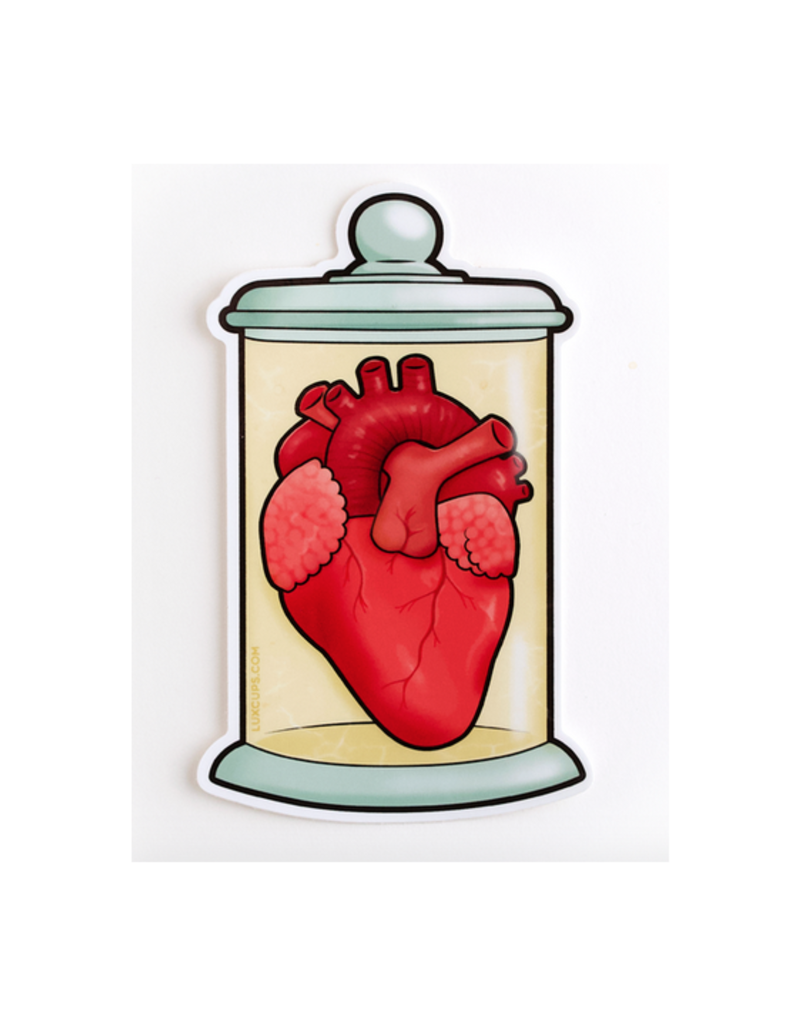 Heart Jar Sticker