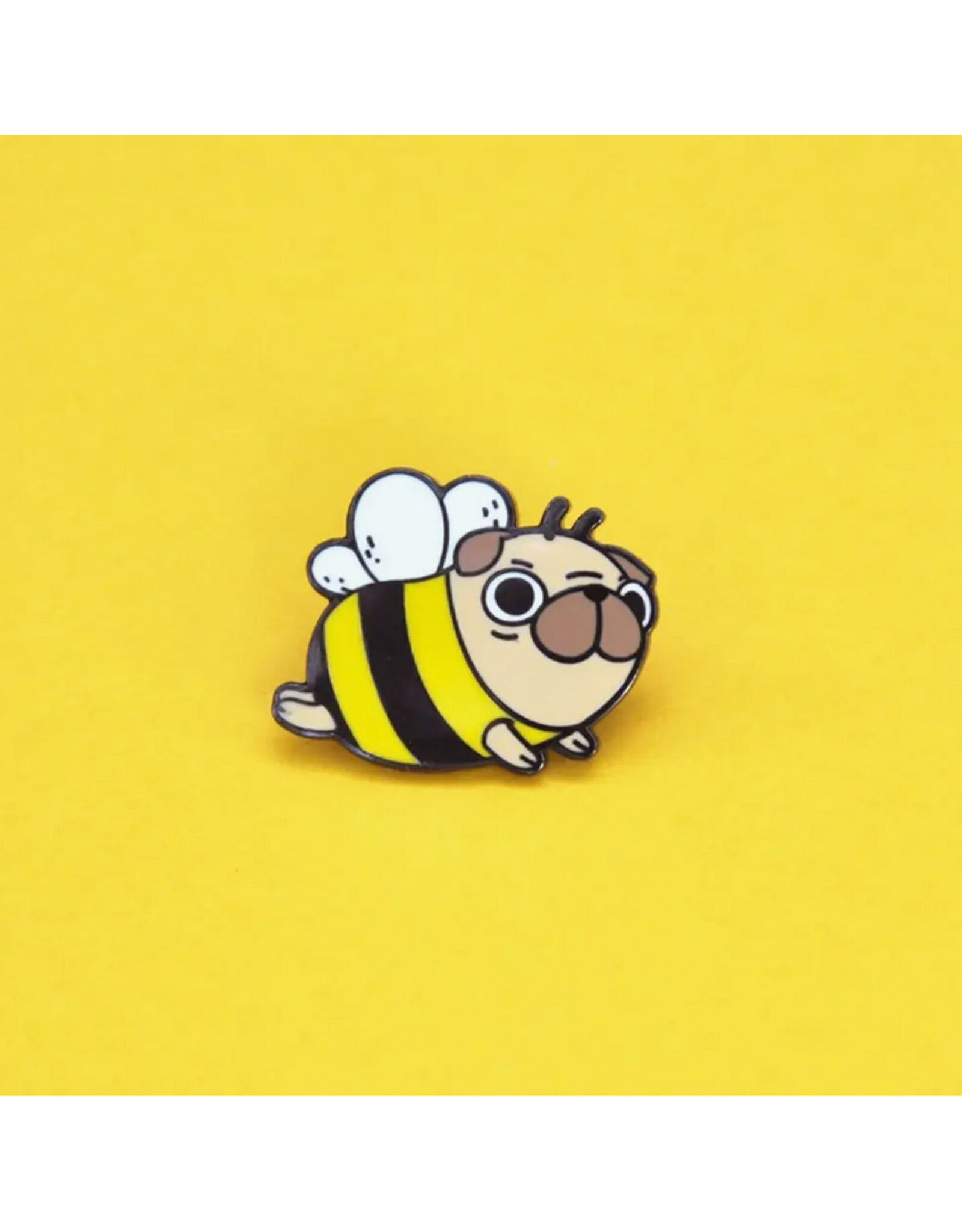 Pug Bee Enamel Pin