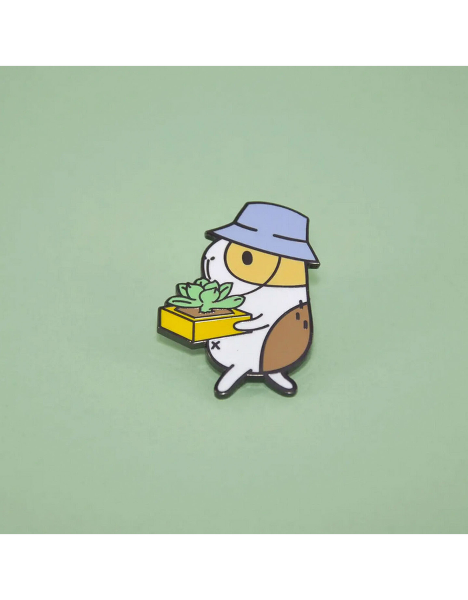 Guinea Pig & Succulent Enamel Pin
