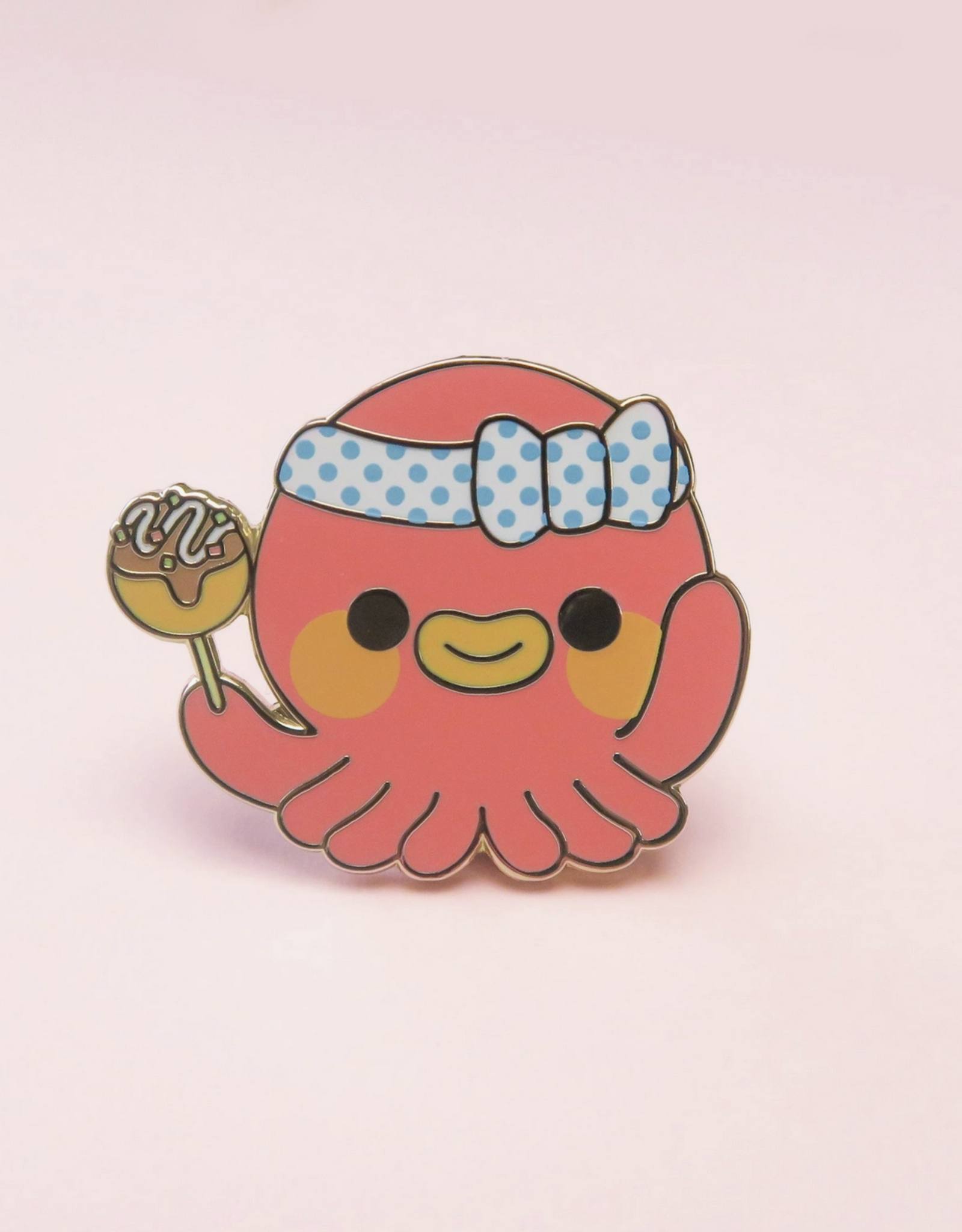 Octopus and Takoyaki Enamel Pin