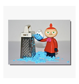 Smurf Cheese Greeting Card