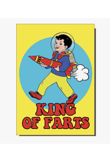 King Of Farts Greeting Card