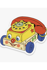 Retro Toy Phone Sticker