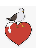 I Heart Seagulls Sticker