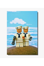 Gay Lego Sailors Greeting Card