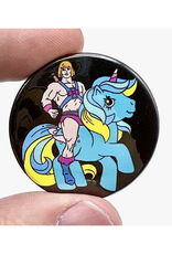 My Little He-Man Pony Button