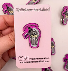 Gender is Garbage Genderfluid Enamel Pin