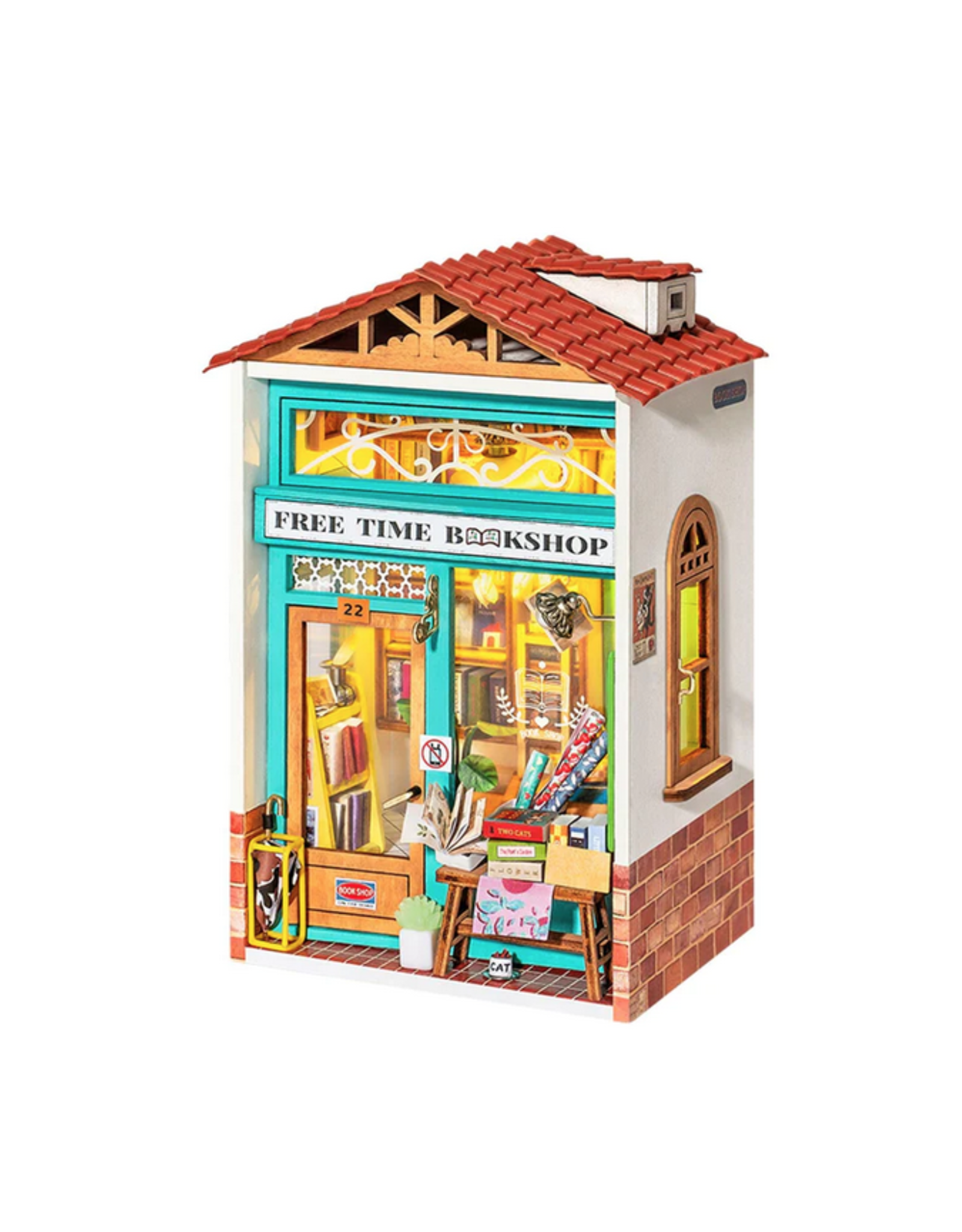 DIY Teeny Town Kit: Free Time Bookshop