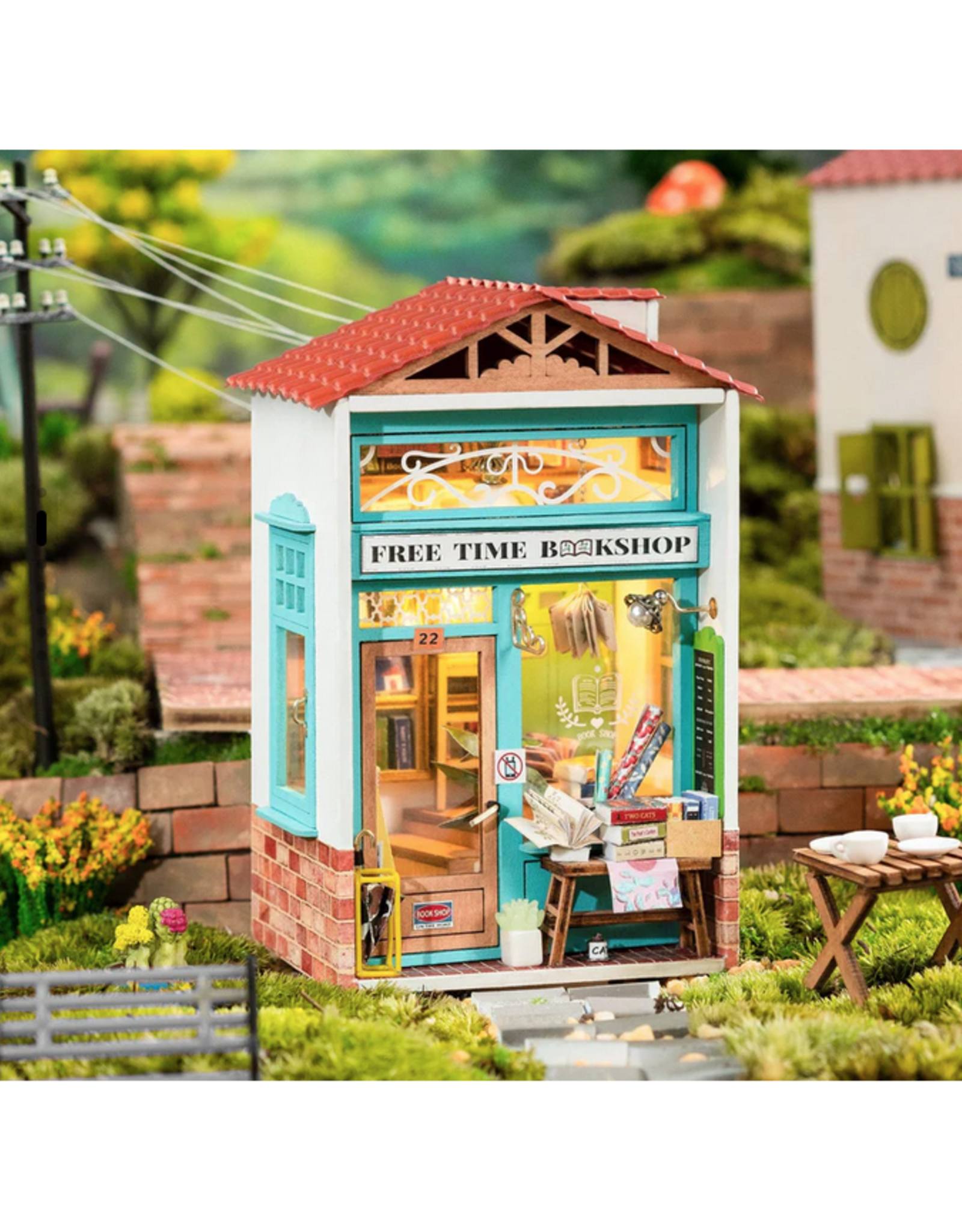 DIY Teeny Town Kit: Free Time Bookshop