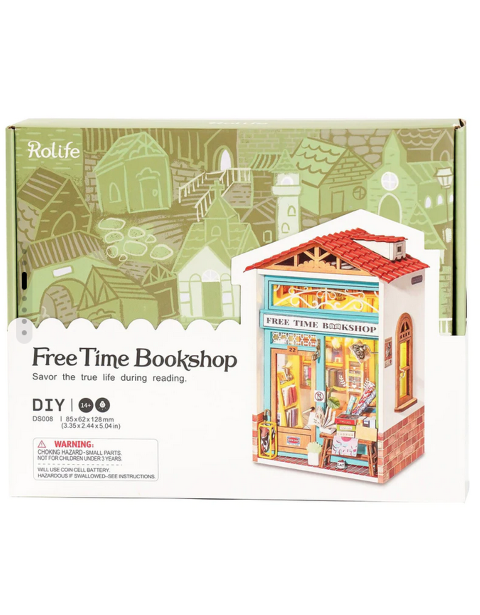 DIY Teeny Town Kit: Free Time Bookshop